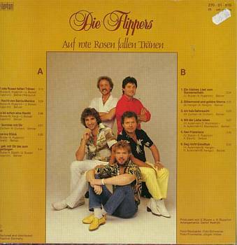 Albumcover Flippers - Auf rote Rosen fallen Tränen