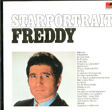 Albumcover Freddy (Quinn) - Starportrait - Kassette mit 2 LPs und 6 Seiten Einlage mit vielen Farbphotos