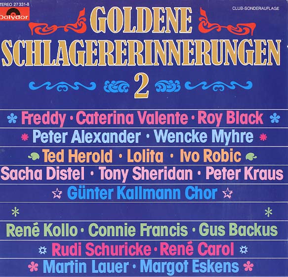 Albumcover Polydor Sampler - Goldene Schlagererinnerungen 2