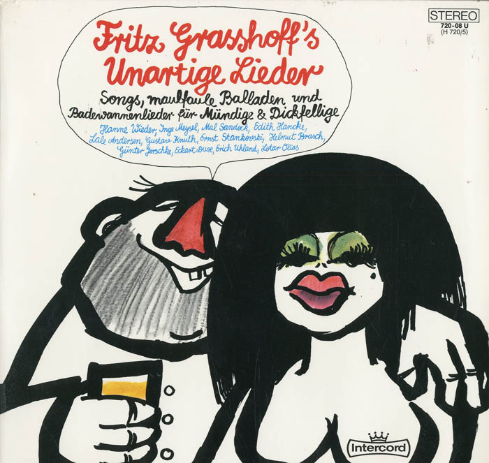 Albumcover Deutsche Chansons - Fritz Grasshoffs Unartige Lieder