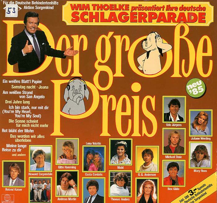 Albumcover Der große Preis - Der große Preis - Wim Thoelke präsentiert Ihre Deutsche Schlagerparade - Neu 85