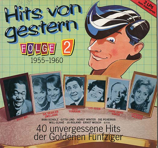 Albumcover Telefunken Sampler - Hits von gestern Folge 2 (1955 - 1960) (DLP)