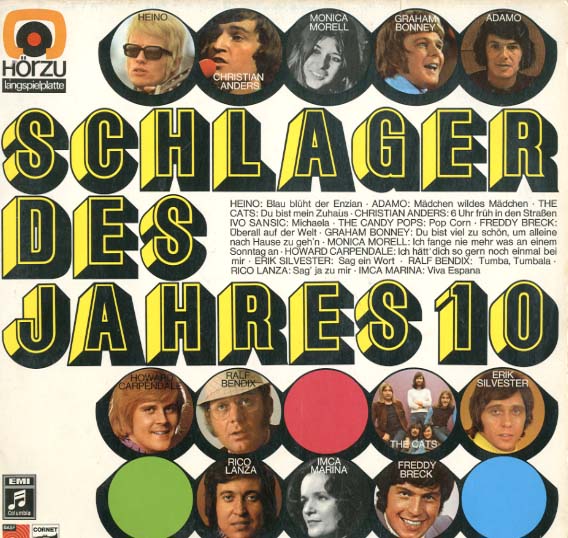 Albumcover Hör Zu Sampler - Schlager des Jahres 10 (1972)