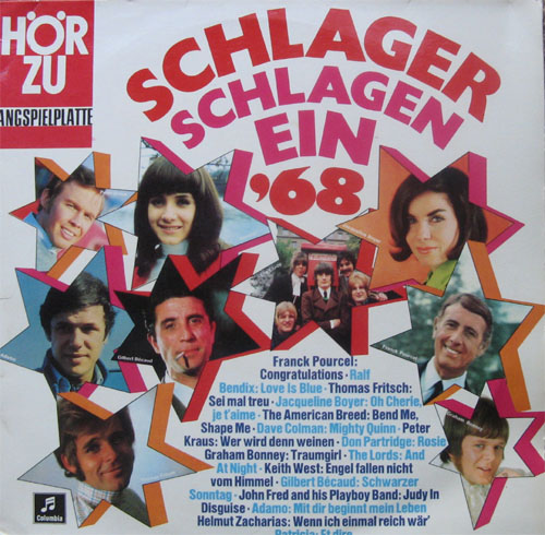 Albumcover Hör Zu Sampler - Schlager schlagen ein 68