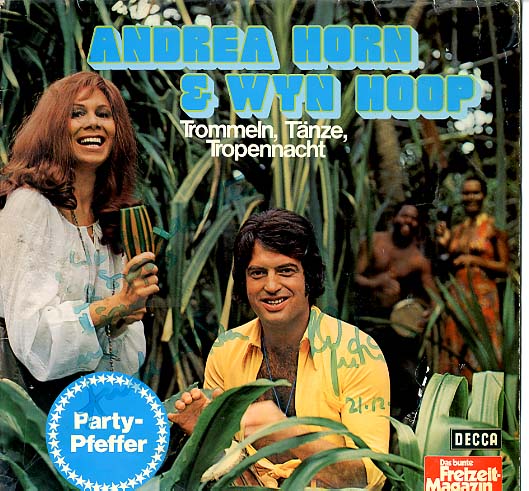 Albumcover Andrea Horn und Wyn Hoop - Trommeln, Tänze Tropennacht