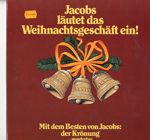 Albumcover Werbeplatten - Jacobs läutet das Weihnachtsgeschäft ein Weihnachtsklänge zum Verzaubern