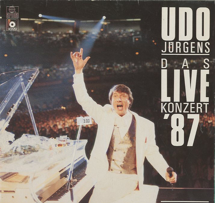 Albumcover Udo Jürgens - Das Live Konzert 87 - Die Deinetwegen Tournee (DLP)  NUR PLATTE 2