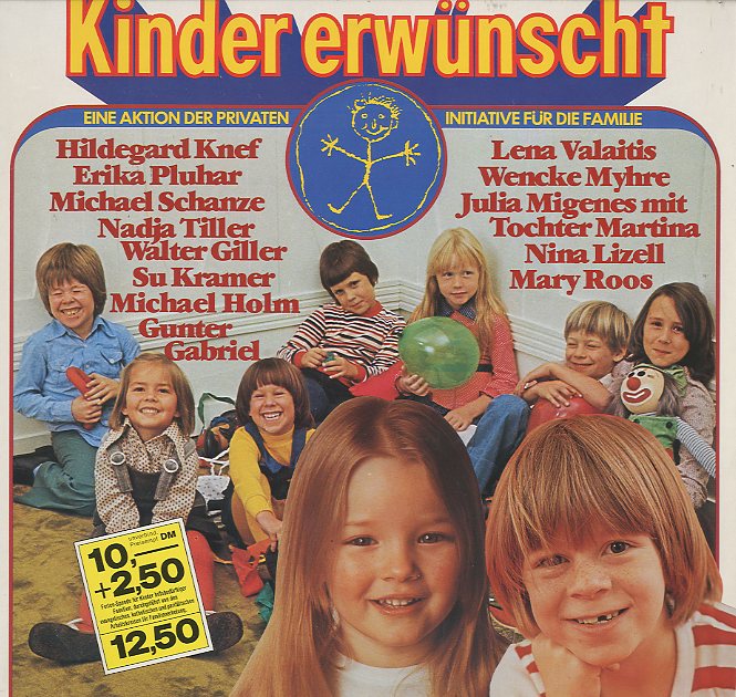 Albumcover Benefiz-LPs - Kinder erwünscht