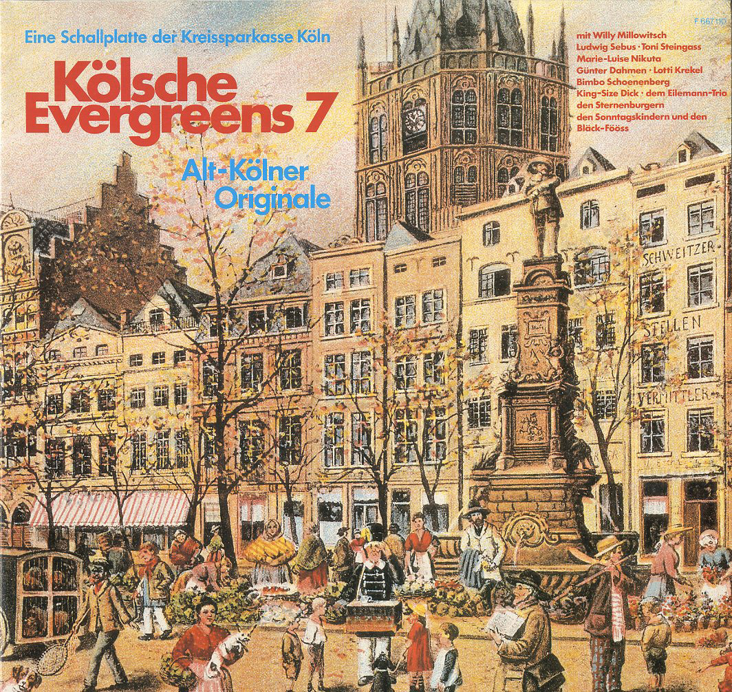 Albumcover Werbeplatten - Kölsche Evergreens 7 - Alt-Kölner Originale

