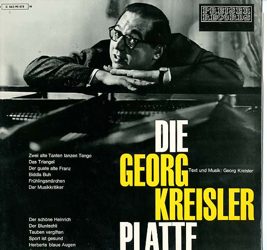 Albumcover Georg Kreisler - Die Georg Kreisler Platte