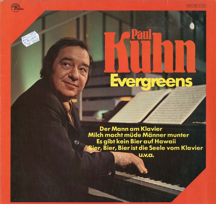 Albumcover Paul Kuhn - Evergreens