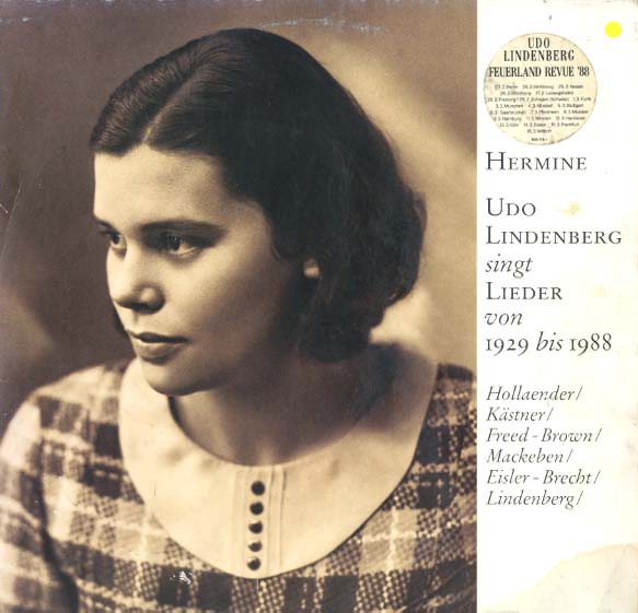 Albumcover Udo Lindenberg - Hermine -. Udo Lindenberg singt Lieder von 1929 bis 1988