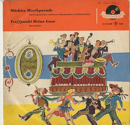 Albumcover Polydor Sampler - Mäckies Musikparade / Treffpunkt Heino Gaze (25 cm)