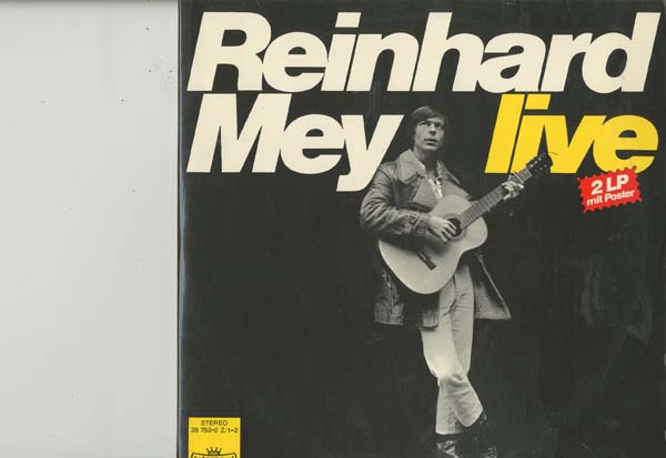 Albumcover Reinhard Mey - live (DLP)