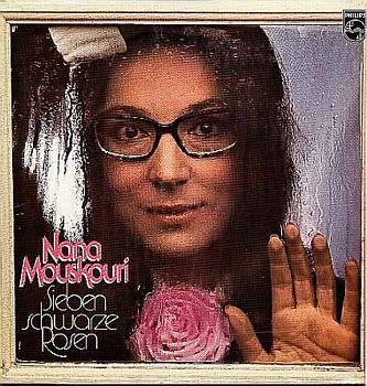 Albumcover Nana Mouskouri - Sieben schwarze Rosen, Klappcover