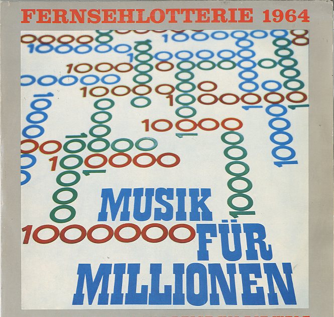 Albumcover Benefiz-LPs - Musik für Millionen - Fernsehlotterie 1964
