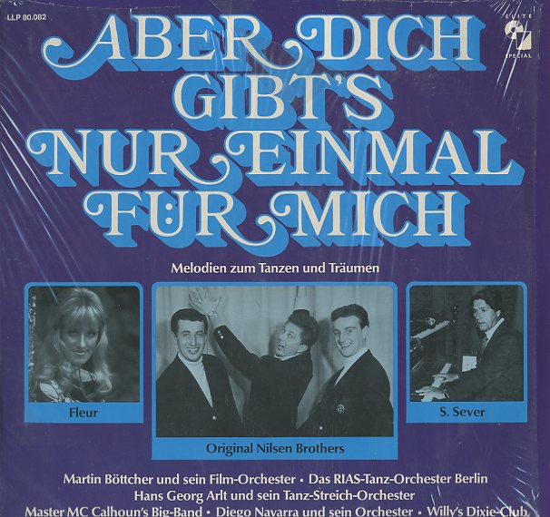 Herberts Oldiesammlung Secondhand LPs Nilsen Brothers Aber Dich gibts nur einmal für mich