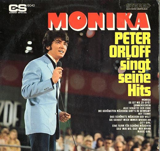 Albumcover Peter Orloff - Monika - Peter Orloff singt sine Hits