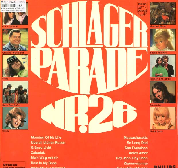 Albumcover Philips Sampler - Schlager-Parade 26