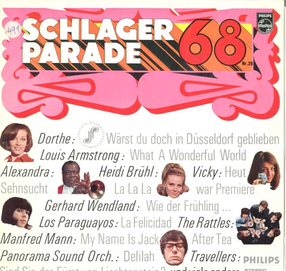 Albumcover Philips Sampler - Schlager-Parade 28