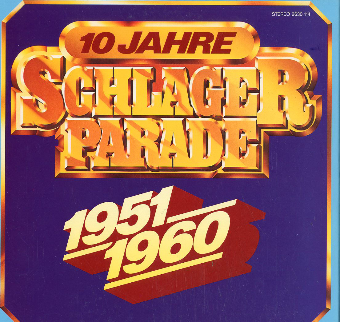 Albumcover Polydor Sampler - 10 Jahre Schlagerparade 1951 -1960