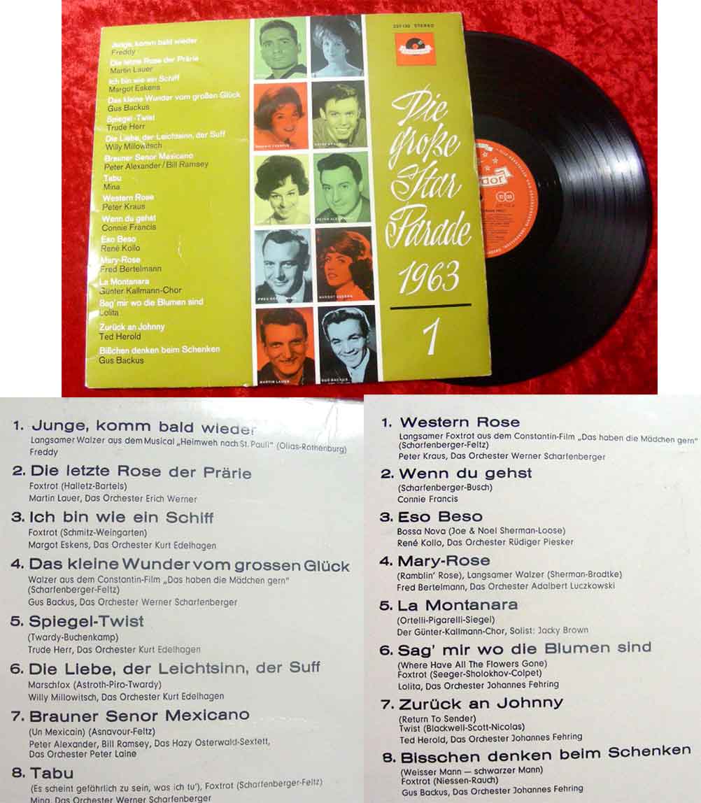 Albumcover Polydor Starparade / Star-Revue - Die große Starparade 1963/1