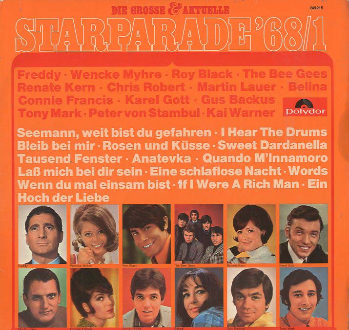 Albumcover Polydor Starparade / Star-Revue - Die große und aktuelle Starparade 1968/1