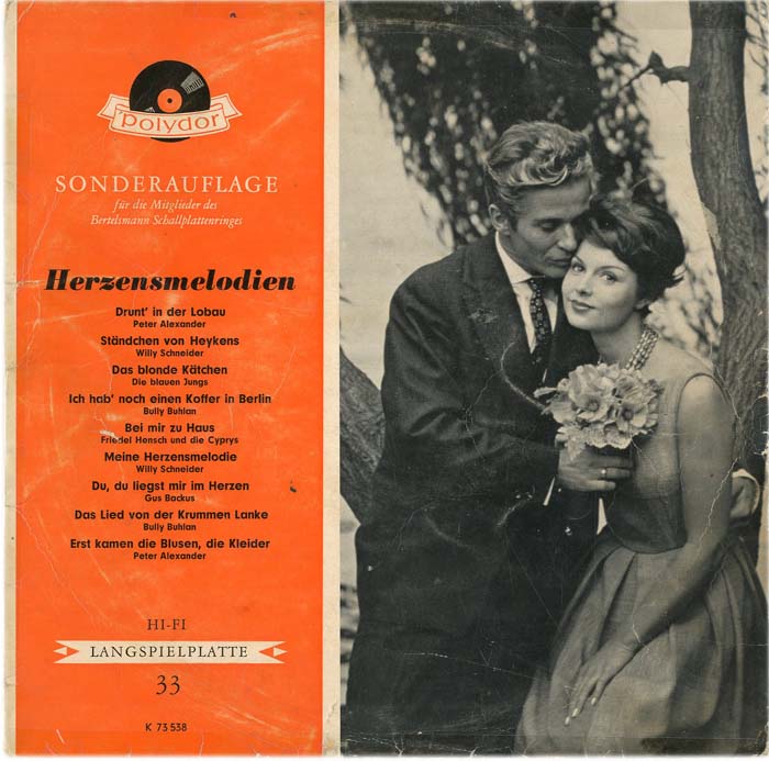 Albumcover Polydor Sampler - Herzensmelodien (25 cm)