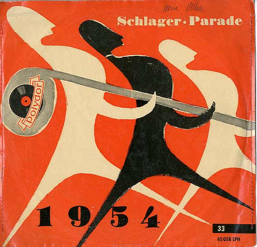 Albumcover Polydor Schlager-Revue / Schlager Parade - Schlager-Parade 1954 (25 cm)
