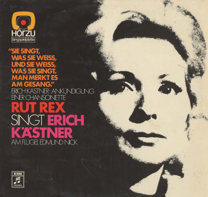 Albumcover Rut Rex - Singt Erich Kästner