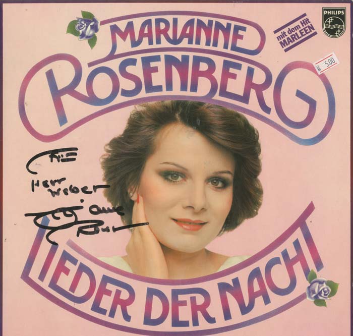 Albumcover Marianne Rosenberg - Lieder der Nacht