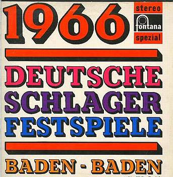 Albumcover Verschiedene Interpreten - Deutsche Schlagerfestspiele Baden-Baden 1966