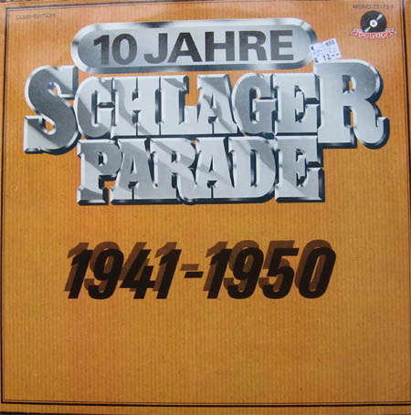 Albumcover Polydor Sampler - 10 Jahre Schlagerparade 1941 - 1950: Kassette mit 10 Lps