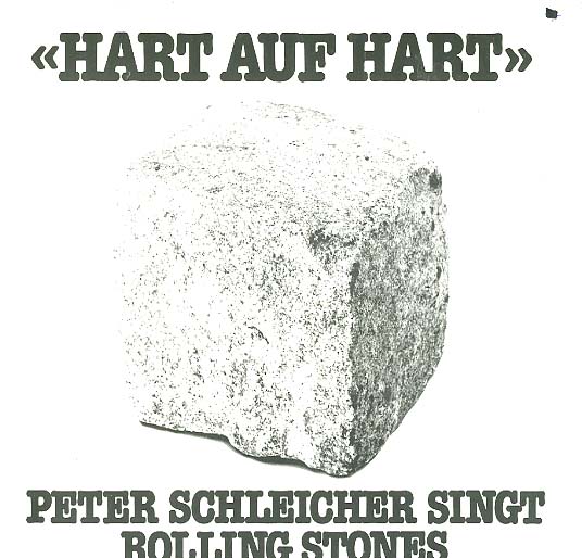Albumcover Peter Schleicher - Hart auf Hart - Peter Schleicher singt Rolling Stones