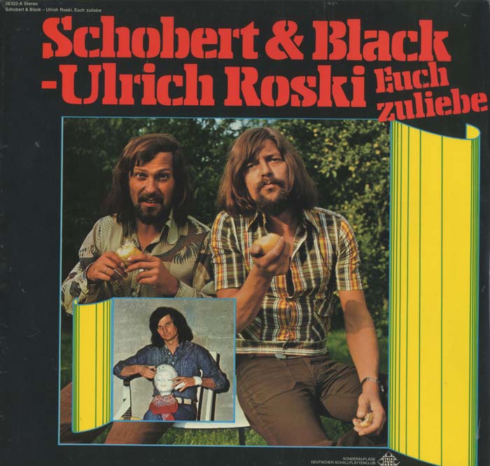 Albumcover Schobert und Black - Euch zuliebe