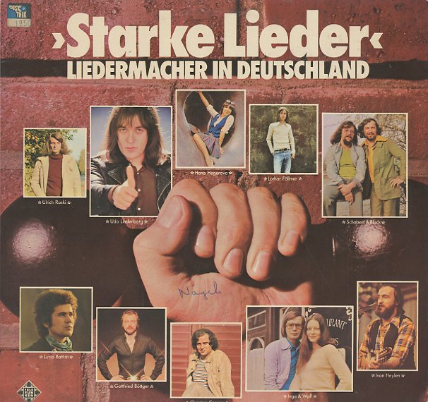 Albumcover Liedermacher - Starke Lieder - Liedermacher in Deutschland