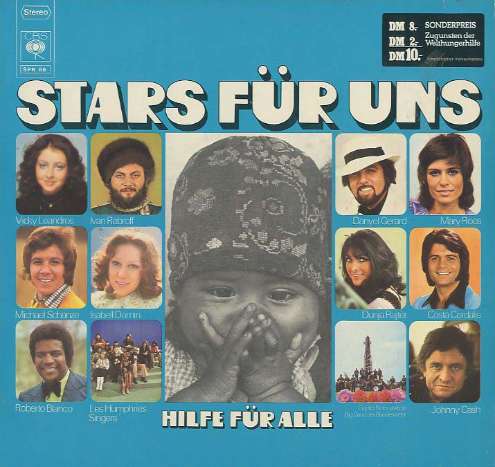 Albumcover Benefiz-LPs - Stars für uns - Hilfe für alle