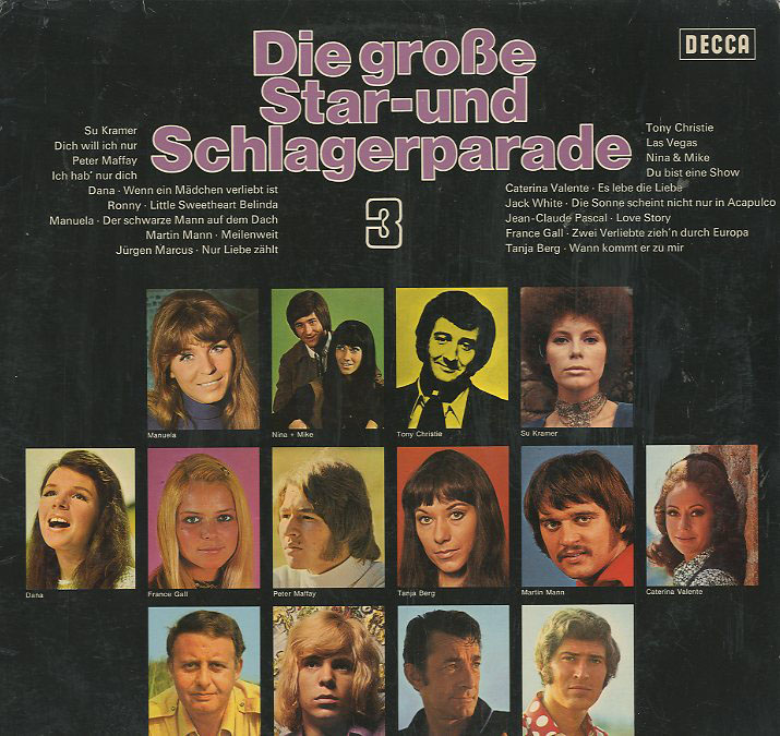 Albumcover Decca Sampler - Die große Star- und Schlagerparade 3