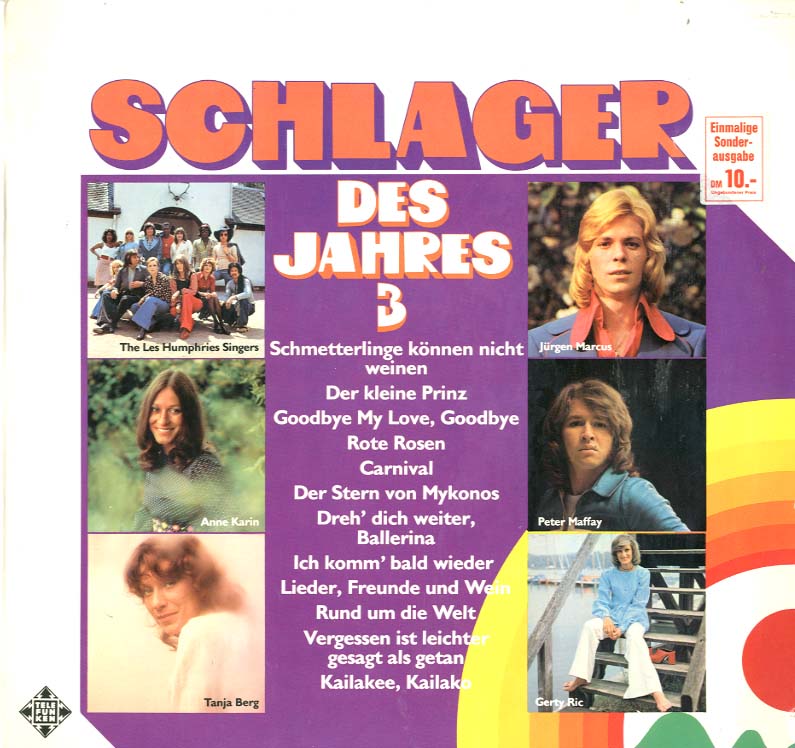 Albumcover Telefunken Sampler - Schlager des Jahres 3