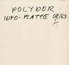 Cover: Polydor Informationsplatte - 1962/8 August 62/1 (6.8.1962)