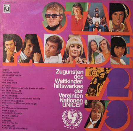 Albumcover Benefiz-LPs - Star Parade 72/73 zugunsten des Weltkinderhilfswerkes der Vereinten Nationen UNICEF