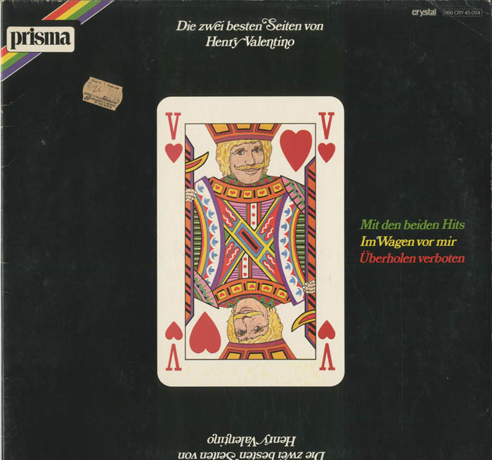 Albumcover Hans Blum (Henry Valentino) - Die zwei besten Seiten von Henry Valentino

