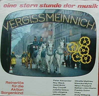 Albumcover Benefiz-LPs - Vergissmeinnicht - Eine Sternstunde der Musik - Reinerlös für die Aktion Sorgenkind