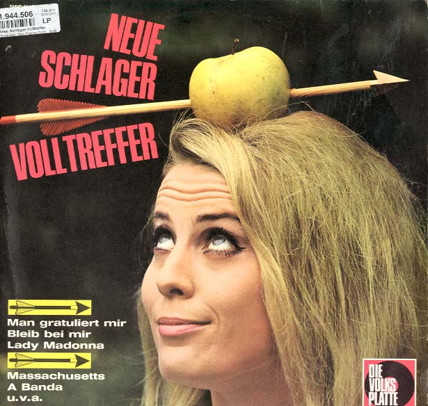 Albumcover Volksplatte-Sampler - Neue Schlager Volltreffer