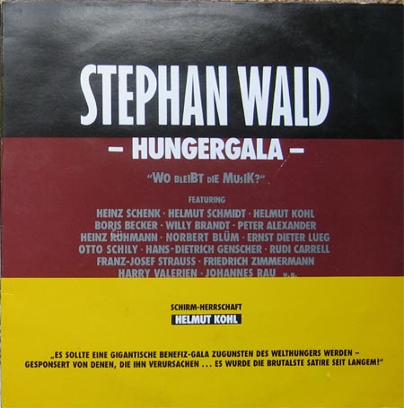 Albumcover Stephan Wald - Hungergala - Wo bleibt die Musik