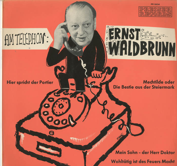 Albumcover Ernst Waldbrunn - Am Telefon: Ernst Waldbrunn