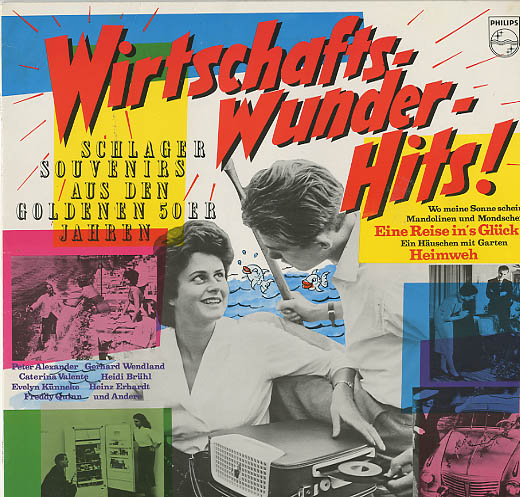 Albumcover Philips Sampler - Wirtschaftswunder-Hits - Schlager Souvenirs aus den goldenen 50er Jahren
