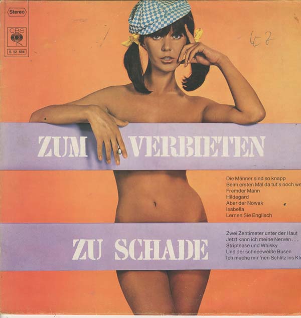 Albumcover Deutsche Chansons - Zum Verbieten zu schade