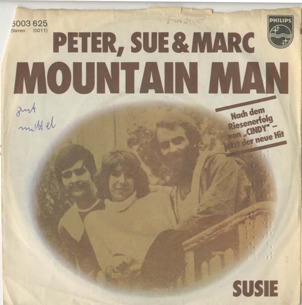Albumcover Peter, Sue & Marc - Mountain Man  / Susie