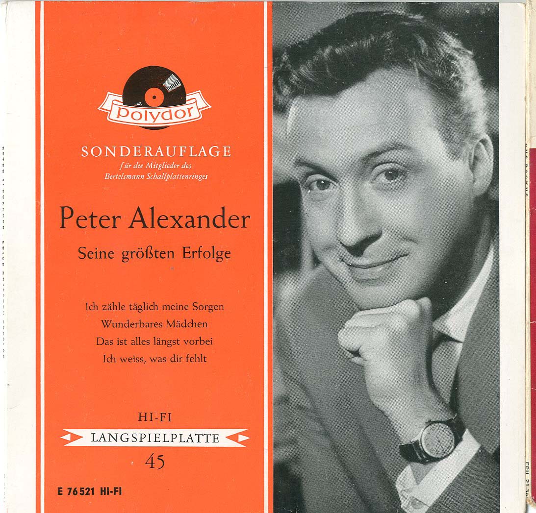Albumcover Peter Alexander - Seine größten Erfolge